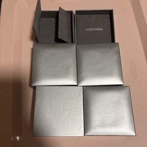 Nordstrom Jewelry Gift Box  4 Inch By 4 Inch   Includes 5 Or I Can Sell Single